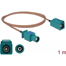DeLock WLAN-Antennen Anschlusskabel [1x Fakra-Stecker - 1x Fakra-Buchse] 1m