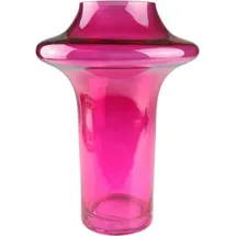 AM Design Dekovase Vibrant pinkfarbene Glasvase, Farbe und Energie für jeden Raum rosa