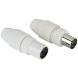 Hama Koax-Set, Stecker/Kupplung, klemmbar 00205212