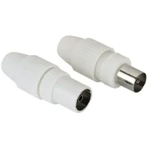 Hama Koax-Set, Stecker/Kupplung, klemmbar 00205212