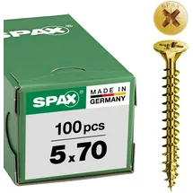 SPAX Spanplattenschraube 5 x 70 mm 100 Stück