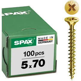 SPAX Spanplattenschraube 5 x 70 mm 100 Stück