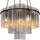 GLOBO GORLEY 5-flg. Ø 50 cm rund schwarz matt
