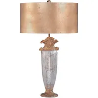 Elstead Lighting Bienville Tischleuchte Silber, Gold und braun