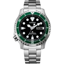 Automatikuhr CITIZEN "Promaster Automatik Diver", silber (silberfarben), Armbanduhren, Damen, Armbanduhr, Herrenuhr, Damenuhr, Taucheruhr, bis 20 bar wasserdicht