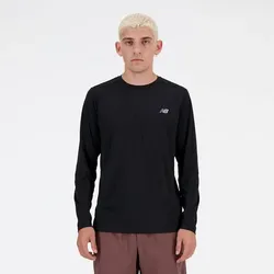 NEW BALANCE Herren T-Shirt Sport Essentials Long, BLACK  (MT41225BK), L