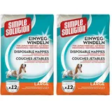 Simple Solution Hunde Windeln L (Packung mit 2)