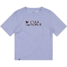 Mons Royale Icon Merino Damen T-Shirt-Lila-S