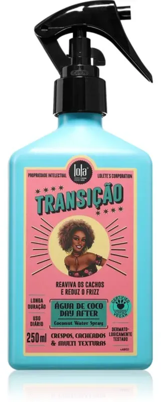 Lola Cosmetics Transição feuchtigkeitsspendendes Spray Lockenpflege für lockiges Haar 250 ml