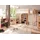 TICAA Hochbett Matthias 140 x 200 cm inkl. Rollrost Kiefer massiv natur