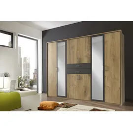 WIMEX Drehtürenschrank Diver 270 x 207 x 58 cm Beige/Grau