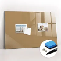 Tulup Magnettafel, Beige, Glas, 60x0.4x40 cm, Dekoration, Magnettafeln &
