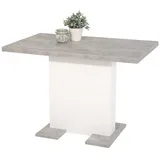 PREISBRECHER Säulen-Esstisch Köln, in Beton-Optik. Abmessungen (BxHxT) 150x76x70 cm