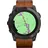 51 mm schwarz/carbongrau Titan mit Lederarmband