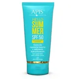 Apis Natural Cosmetics Apis Hello Summer LSF 50, Gesichts-Sonnenschutzcreme mit Zellnektar, 50 ml