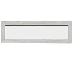 Weka feststehendes Fenster für Gartenhaus Batu 150 x 45 cm hellgrau