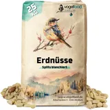 25 KG Erdnusssplits blanchierte Erdnüsse Splits Beste Qualität