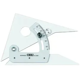 Möbius + Ruppert Zeichenwinkel 20,0 cm Transparent