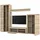 ax living Wohnwand, Sonoma Eiche Wohnzimmerschrank 270 cm,