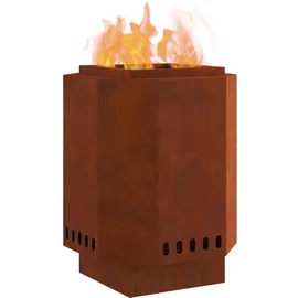 vidaXL Feuerkorb Ø 51 cm Braun