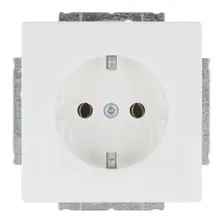 Busch-Jaeger Schuko-Steckdose Unterputz Weiß 1 St.