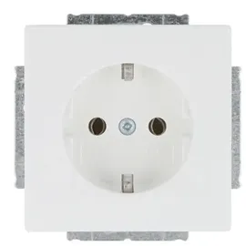 Busch-Jaeger Schuko-Steckdose Unterputz Weiß 1 St.