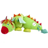 HABA 2012334001 - Entdeckertier Drache Rudy, Stoff/Plüsch, Länge: 70 cm