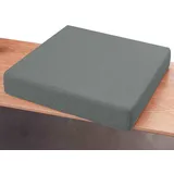 moismk Sitzkissen Sitzerhöhung Stuhl Bodenkissen Stuhlkissen 40x40 45x45 50x50 35x35 mit Memory Foam Sitzpolster für Indoor & Outdoor Gartenstuhl Balkon Terrasse(Dunkelgrau,35x35cmx3cm Thick)