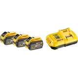 DeWalt DCB118X3 54V XR FlexVolt Starterset 18/54V, 9.0Ah, Li-Ionen