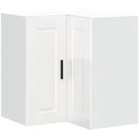 vidaXL Eckhängeschrank Porto 0 x 0 x 0 cm Weiß