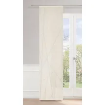 Neutex for you! Schiebegardine BEAM (1 St), Paneelwagen, halbtransparent, Abstraktes Muster beige