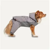 goo-eez Gooeez Hooded Full Body Snowsuit L Light Grey/Grey