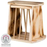 Trixie Futterspender Heuraufe zum Aufstellen aus Holz
