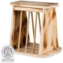 Trixie Futterspender Heuraufe zum Aufstellen aus Holz