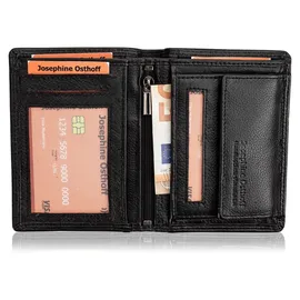 Josephine Osthoff Handtaschen-Manufaktur Josephine Osthoff Geldbörse Herren Portemonnaie schwarz