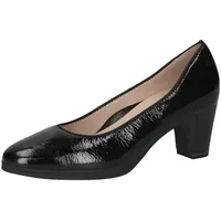 CAPRICE Damen Pumps aus Leder Elegant, Schwarz (Black Naplak), 39 EU
