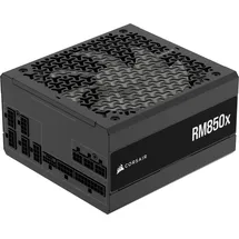 Corsair RM850x Vollständig modulares, geräuscharmes ATX-Netzteil – ATX 3.1-kompatibel – PCIe 5.1-Unterstützung – Cybenetics Gold-Effizienz – Native 12V-2x6-Anschluss – Schwarz