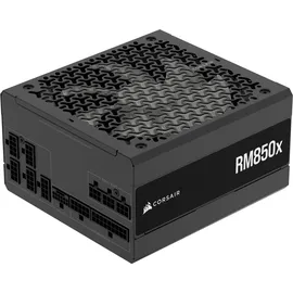 Corsair RM850x Vollständig modulares, geräuscharmes ATX-Netzteil – ATX 3.1-kompatibel – PCIe 5.1-Unterstützung – Cybenetics Gold-Effizienz – Native 12V-2x6-Anschluss – Schwarz