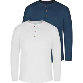 Normani Langarmshirt blau XL