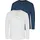 Normani Langarmshirt blau XL