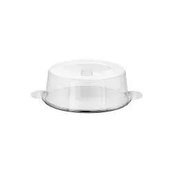 APS Tortenplatte inkl., 2 Hauben mit Griff 00652 , 1 Set = 1 Plate, 2 Hauben