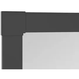 Primaster Fliegenschutzgitter mit Aluminiumrahmen 130 x 150 cm Schwarz