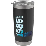 August 1985 Jahr 1985 Retro 1985 Vintage Limited Edition Doppelwandiger Edelstahl-Thermobecher