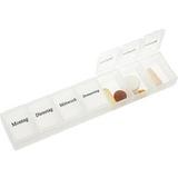 Böttcher-AG Tablettenbox 7 Tage, Pillendose, 7 Fächer