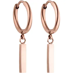 Purelei Ohrringe Huli Creole mit Anhängern Rosegold Damen 