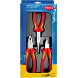 Knipex Elektro-Paket 3-teilig Kombi-,Flachzange + Seitenschn.