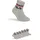 Fila JUNIOR UNISEX QUARTER PLAIN SOCKS 6-Paar Grau 27-30