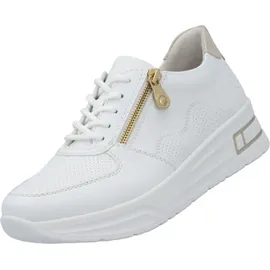 Rieker N8100 Damen Weite Weit/Beige/Weiß 38