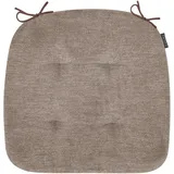 Magma Heimtex Alfa Stuhlkissen 41 x 41 cm Braun