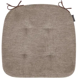 Magma Heimtex Alfa Stuhlkissen 41 x 41 cm Braun